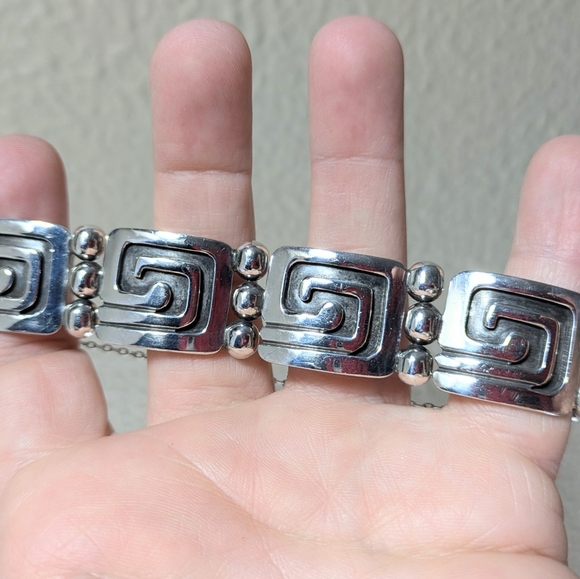 Vintage Sterling EMMA JLF Bracelet - Picture 9 of 9